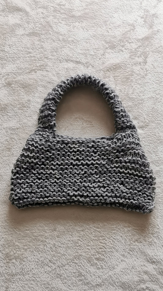 Petit sac gris nuancé