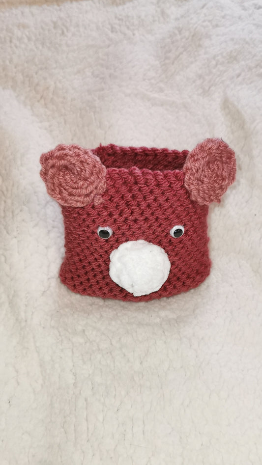 Vide Poche Petit Ourson Rose