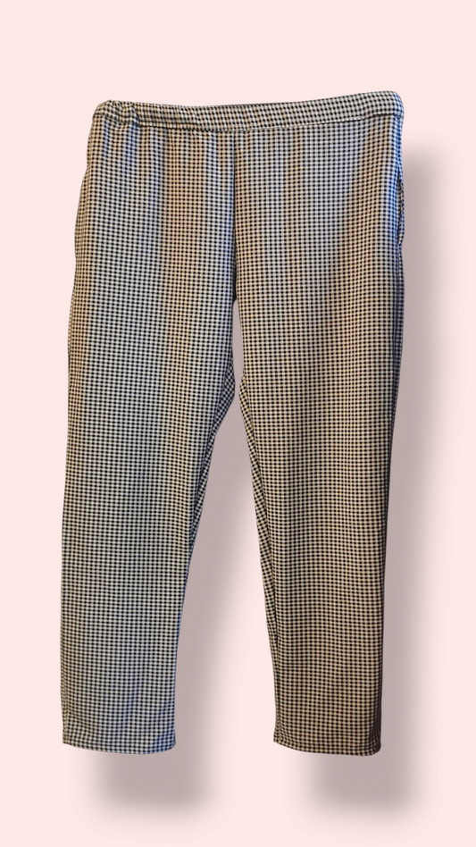 Pantalon Stretch à Carreaux