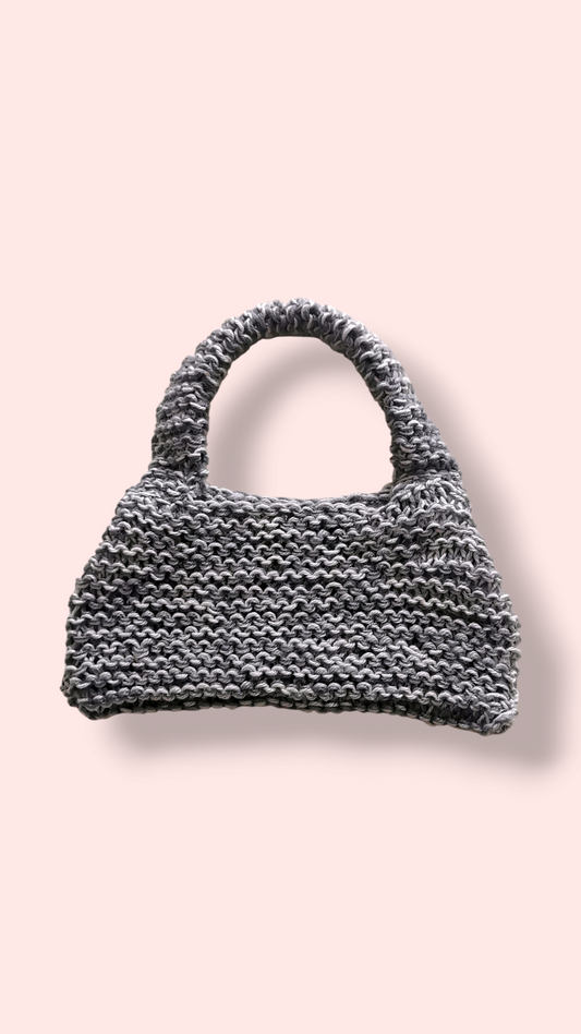 Petit sac gris nuancé