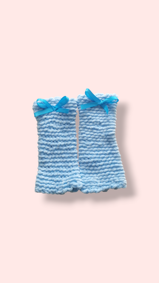 Guêtres Bleu à nœud 💙🎀