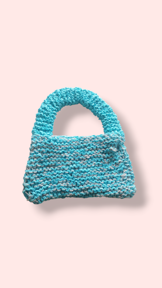 Petit sac Bleu Turquoise Gris
