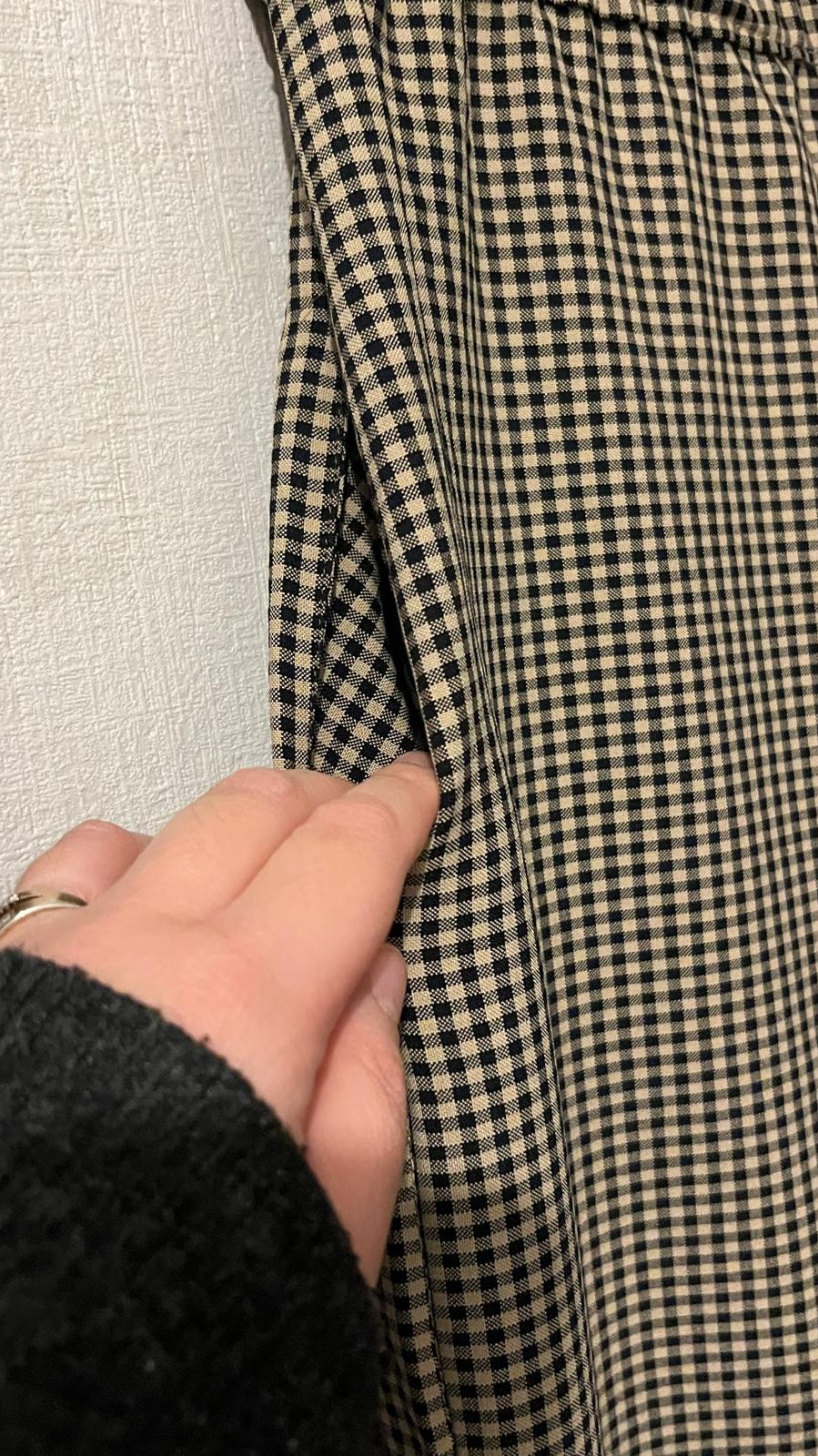 Pantalon Stretch à Carreaux