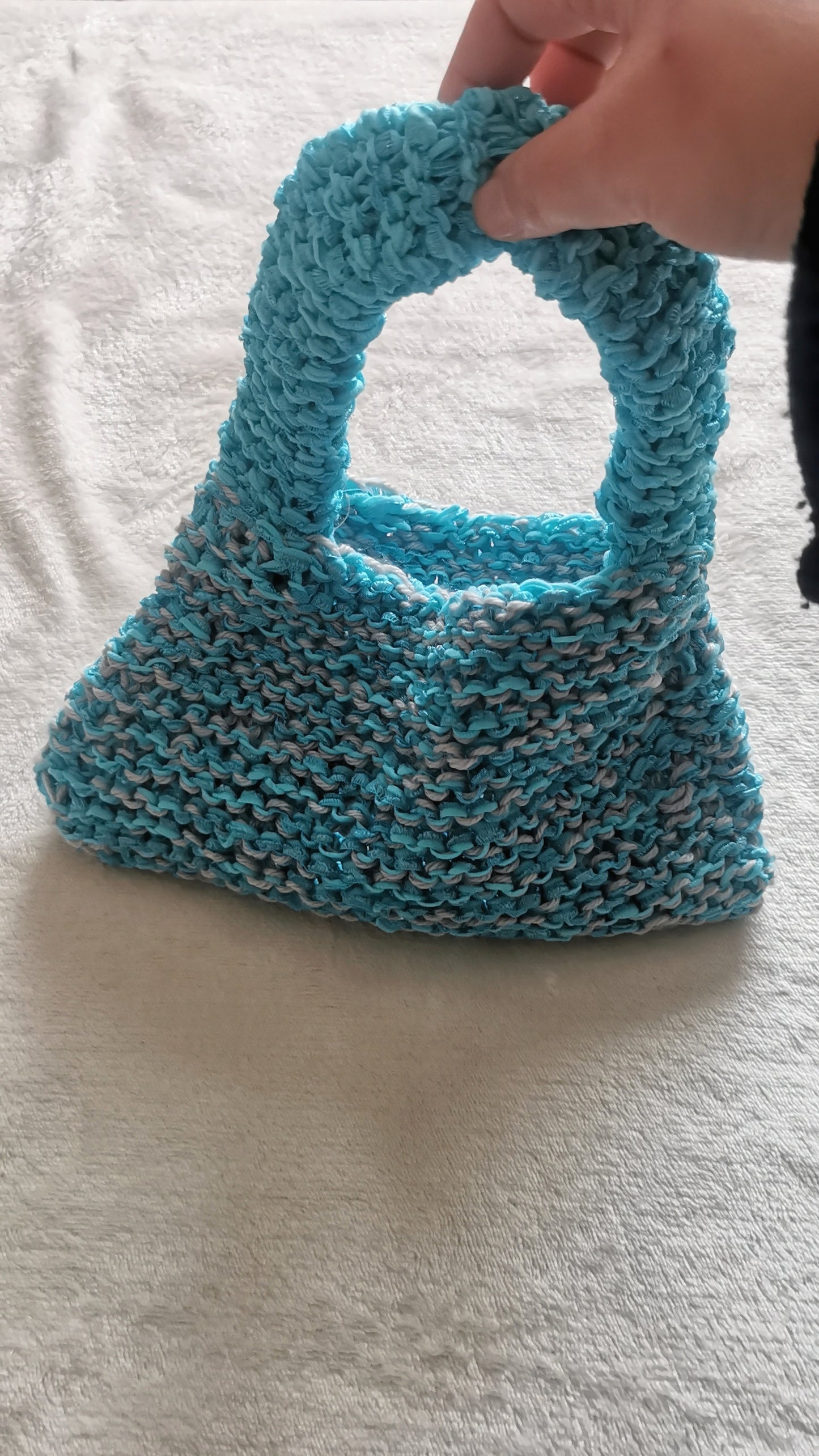 Petit sac Bleu Turquoise Gris